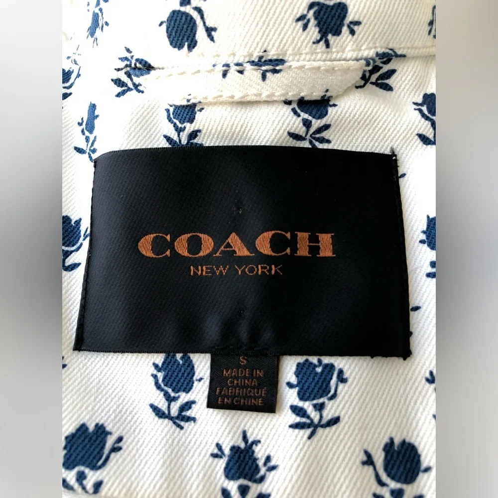 Coach denim jacket❤️ - Picture 7 of 9